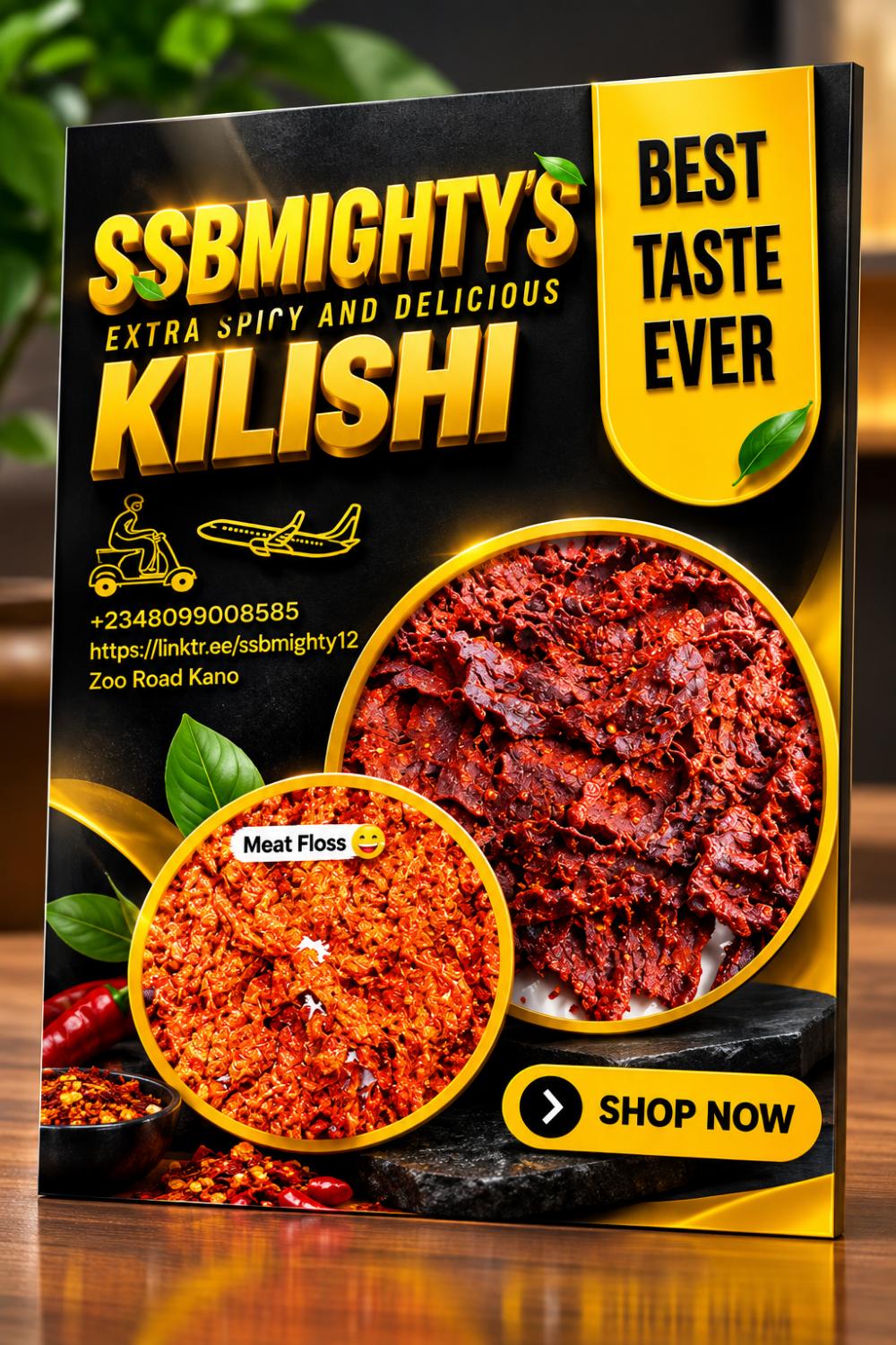 SSB-MIGHTY's Kilishi promotional poster